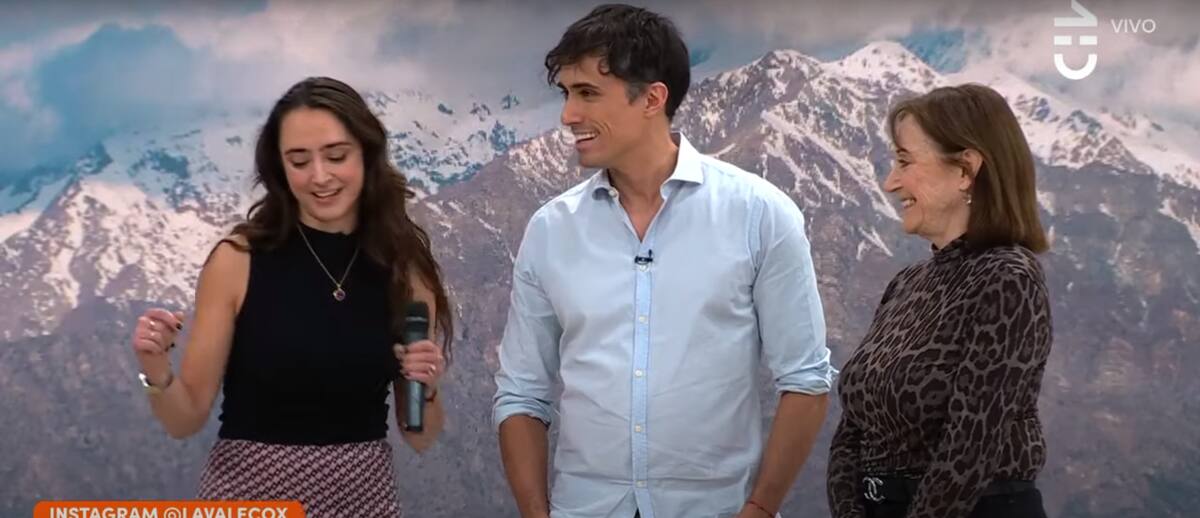 Roberto y Valeria Cox con su madre, susana estuvieron juntos en "Contigo en la Mañana".