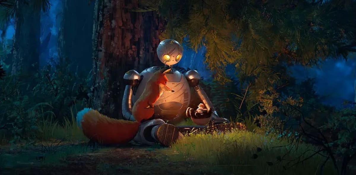 busca mostrarte una emocionante historia entre una robot y un animal.