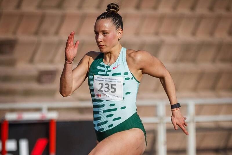 La atleta nacional se encuentra compitiendo en Bolivia.