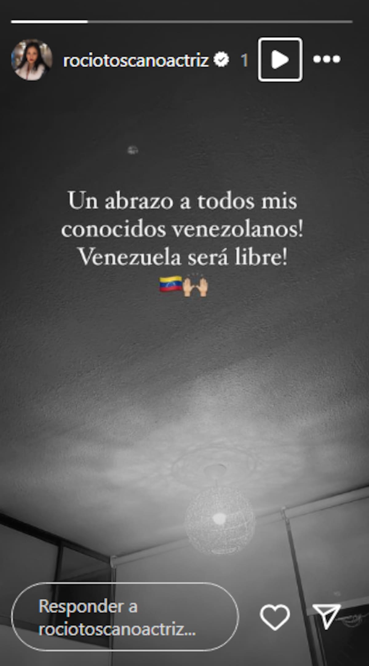 Rocío Toscano se pronunció frente a las elecciones en Venezuela.