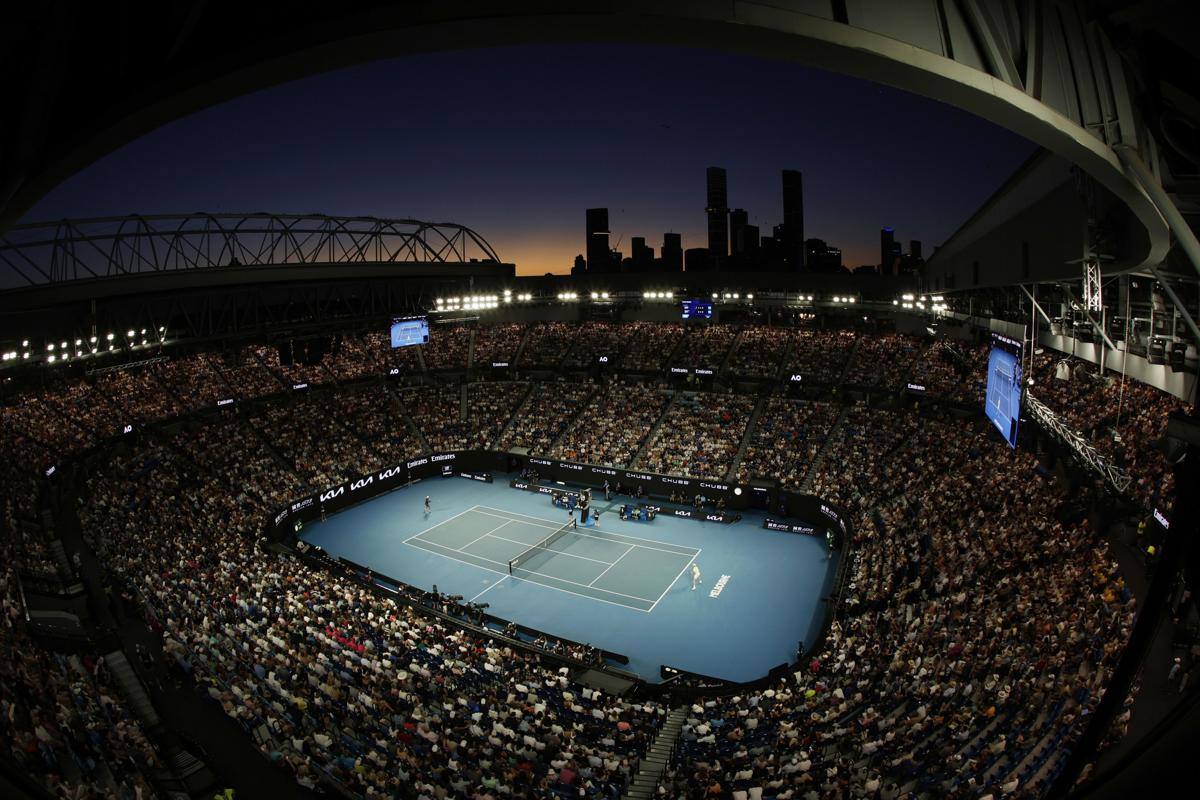 La cancha principal del primer Grand Slam del año. Foto: EFE.