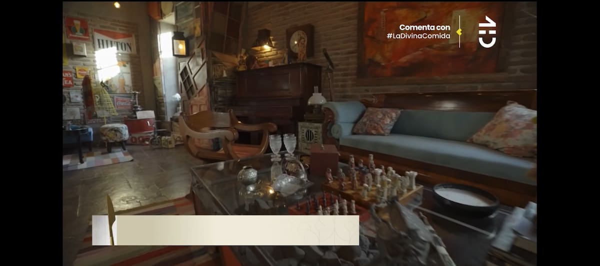 Este es el amplio espacio común de la casa.