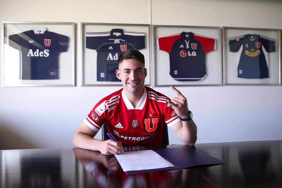 Firmó su primer contrato profesional con la U en 2021. Foto: Instagram Rodrigo Cancino