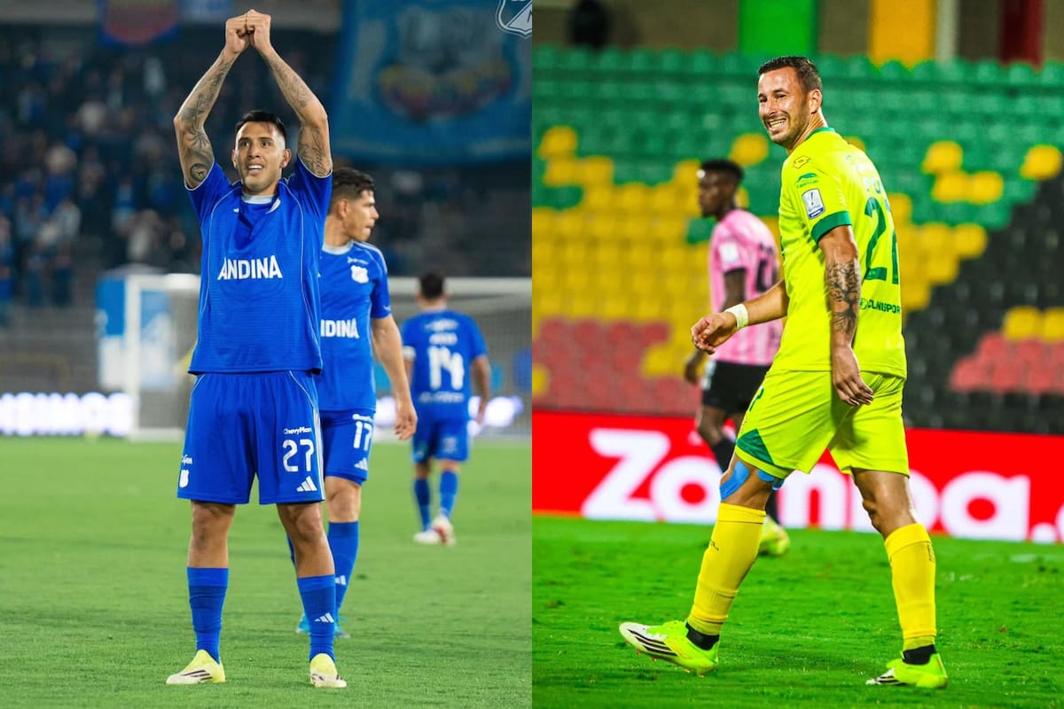 Están de goleadores en Colombia, luego de no ser considerados por la U para esta temporada. Fotos: @millosfcoficial y @luchopons9 en Instagram.