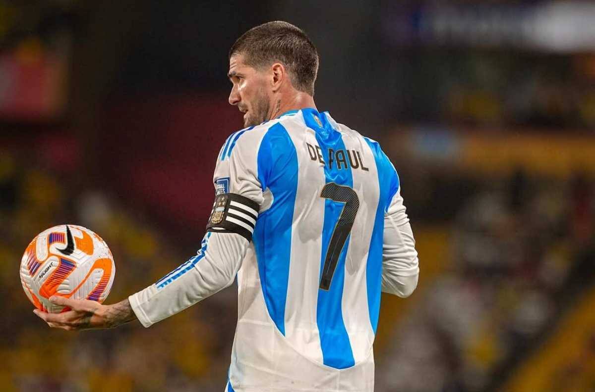 Rodrigo De Paul protagonizó ordinario encontrón con venezolano: se burló porque no irá al Mundial