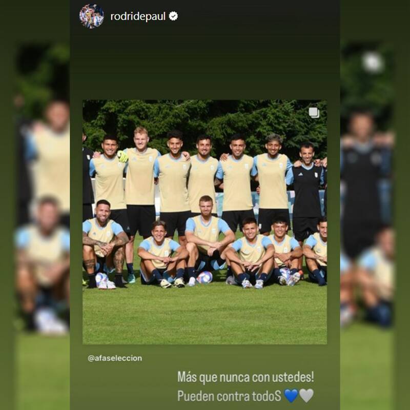 El descargo de De Paul por el gol anulado a Argentina.