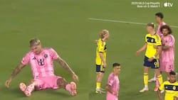 VIDEO | De Paul se quiso burlar en Inter Miami y terminó en el suelo: así reaccionó Maxi Falcón