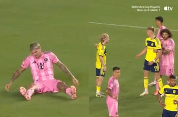 VIDEO | De Paul se quiso burlar en Inter Miami y terminó en el suelo: así reaccionó Maxi Falcón