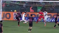Rodrigo Echeverría anotó un golazo de cabeza en el último minuto: casi terminó noqueado