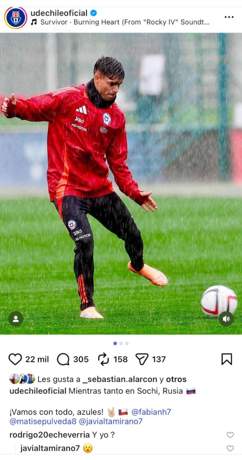 El "guiño" de Echeverría a la U.