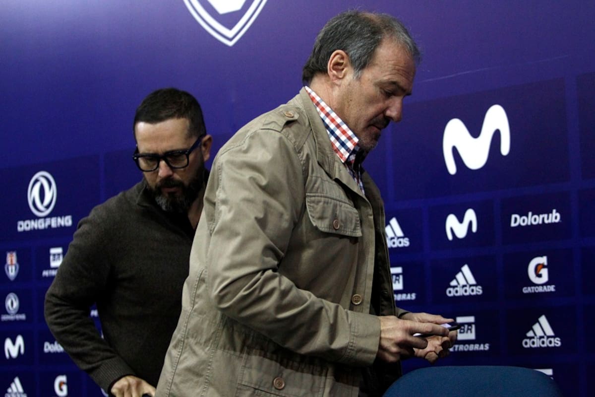 El Superman estuvo por última vez en el club como gerente deportivo junto con el Polaco. Agencia Aton