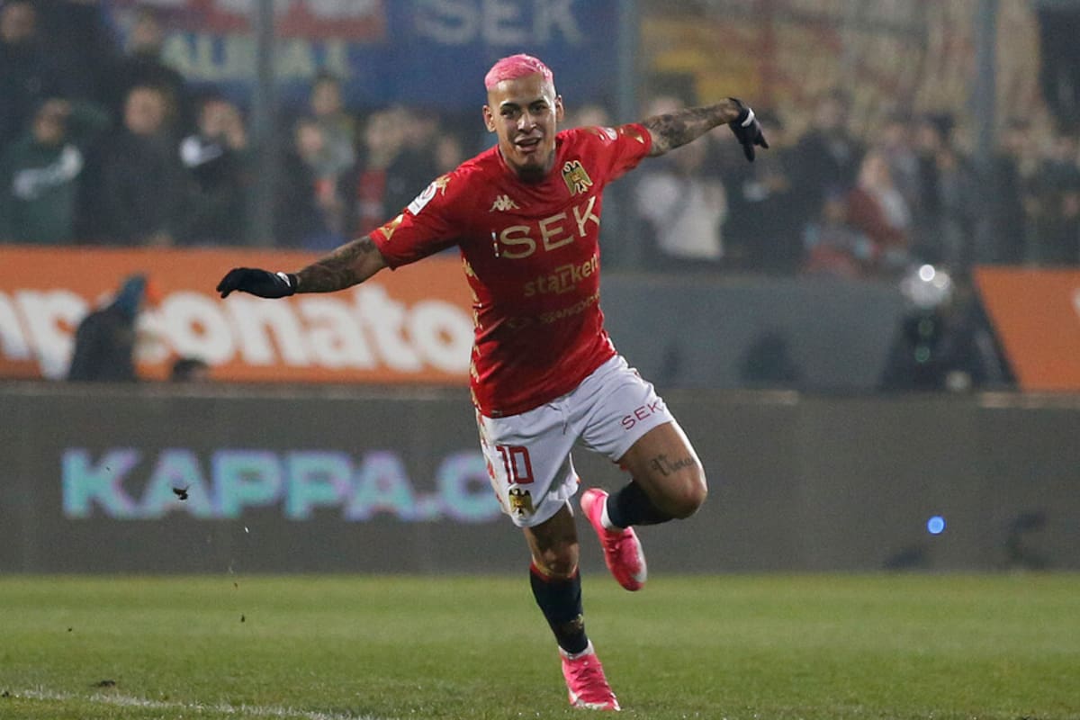 Rodrigo Piñeiro fue la figura de Unión Española en la victoria sobre Unión Española. Foto: Aton.