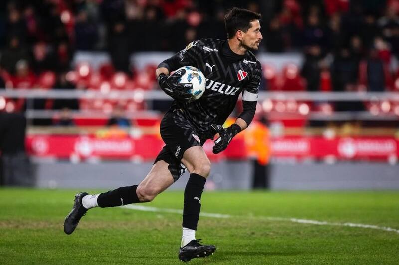 , arquero de Independiente. Foto: Instagram Rodrigo Rey.