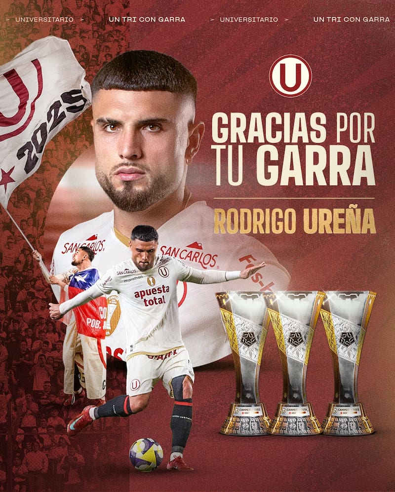 El volante deja la U peruana.