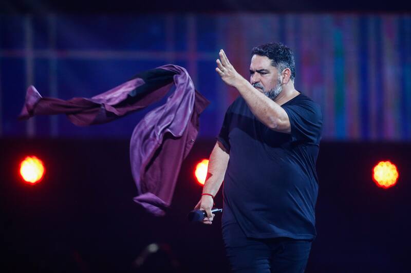 Revive la exitosa rutina de Rodrigo Villegas en Viña 2023. Créditos: ATON