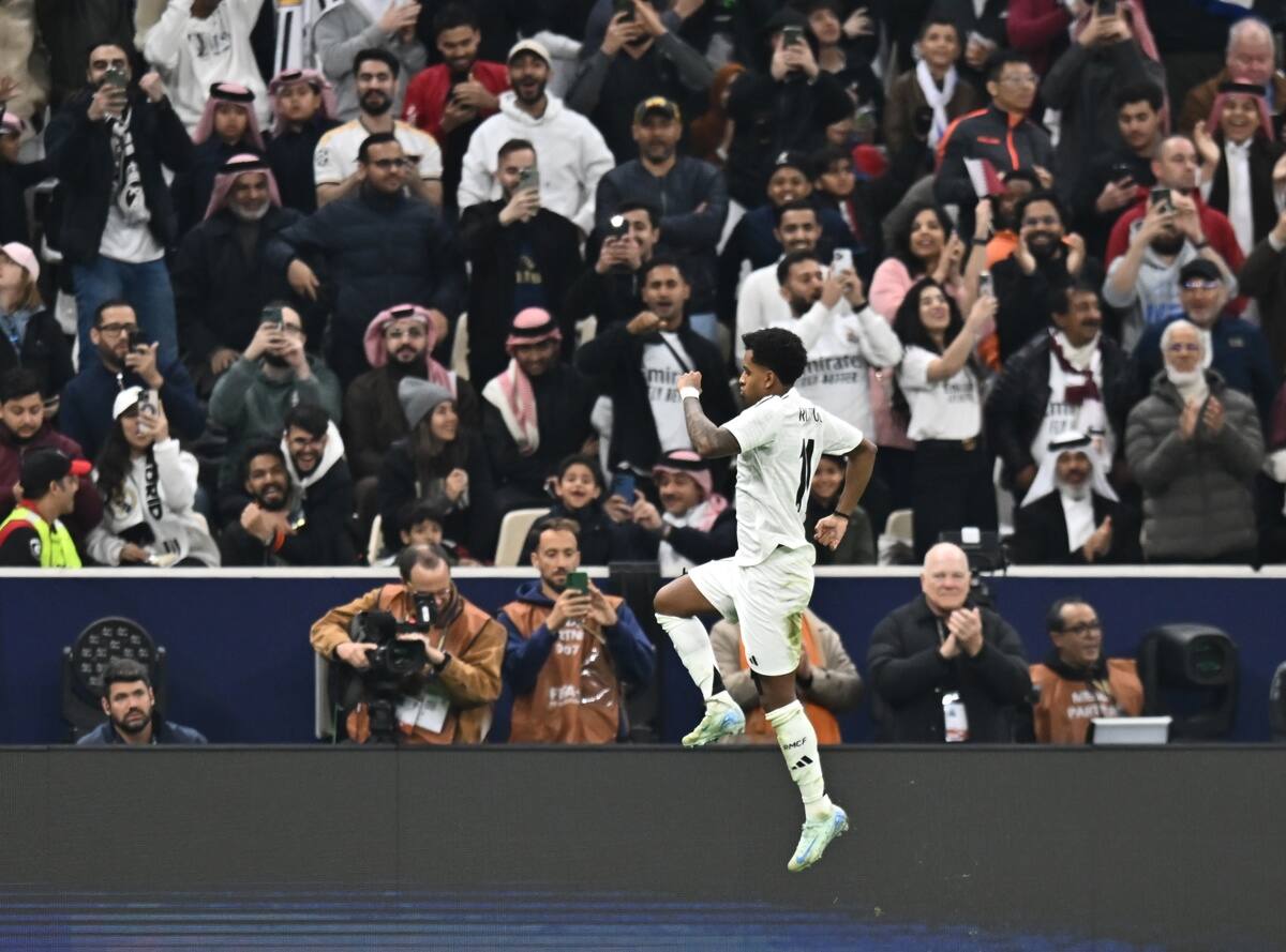 El brasileño suma solo un gol en los últimos 21 partidos con el Real Madrid. EFE