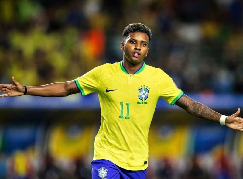 Rodrygo Goes ocupará el dorsal 10 de Brasil.