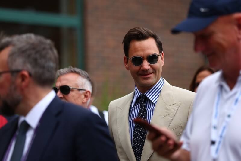 y una de sus apariciones en Wimbledon.