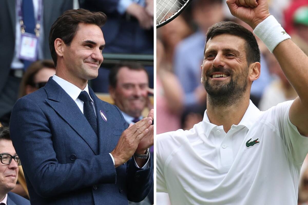 coincidieron hoy en Wimbledon. Fotos: EFE.