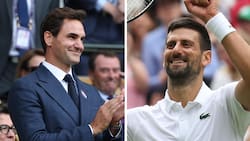 Novak Djokovic se mete en cuartos de final de Wimbledon y le deja este mensajito a Roger Federer