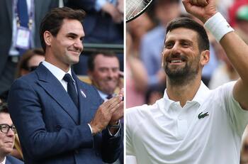 Novak Djokovic se mete en cuartos de final de Wimbledon y le deja este mensajito a Roger Federer