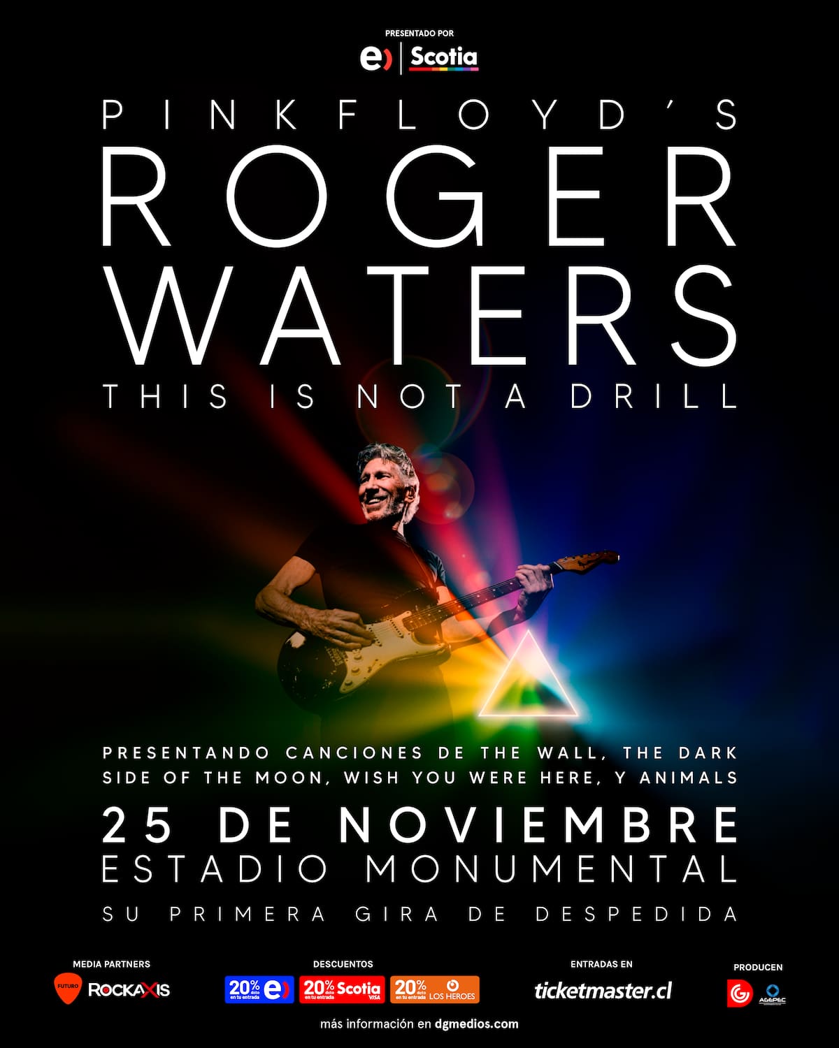 El legendario miembro de Pink Floyd regresa a nuestro país.