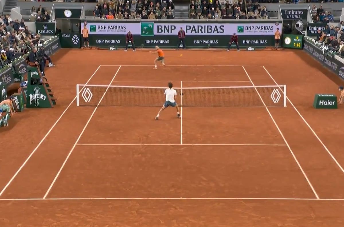 VIDEO | De locos: Casper Ruud y Tomás Etcheverry regalaron el mejor punto del Roland Garros 2024