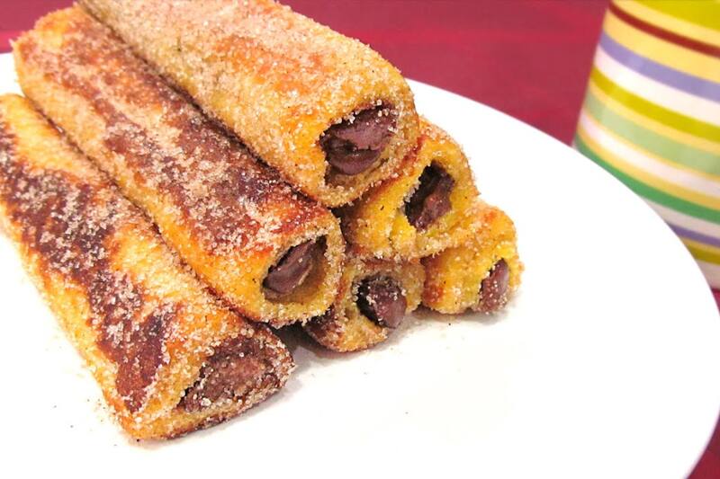 Si no te gusta el plátano, puedes ir variando los rellenos con la fruta que tu prefieras.