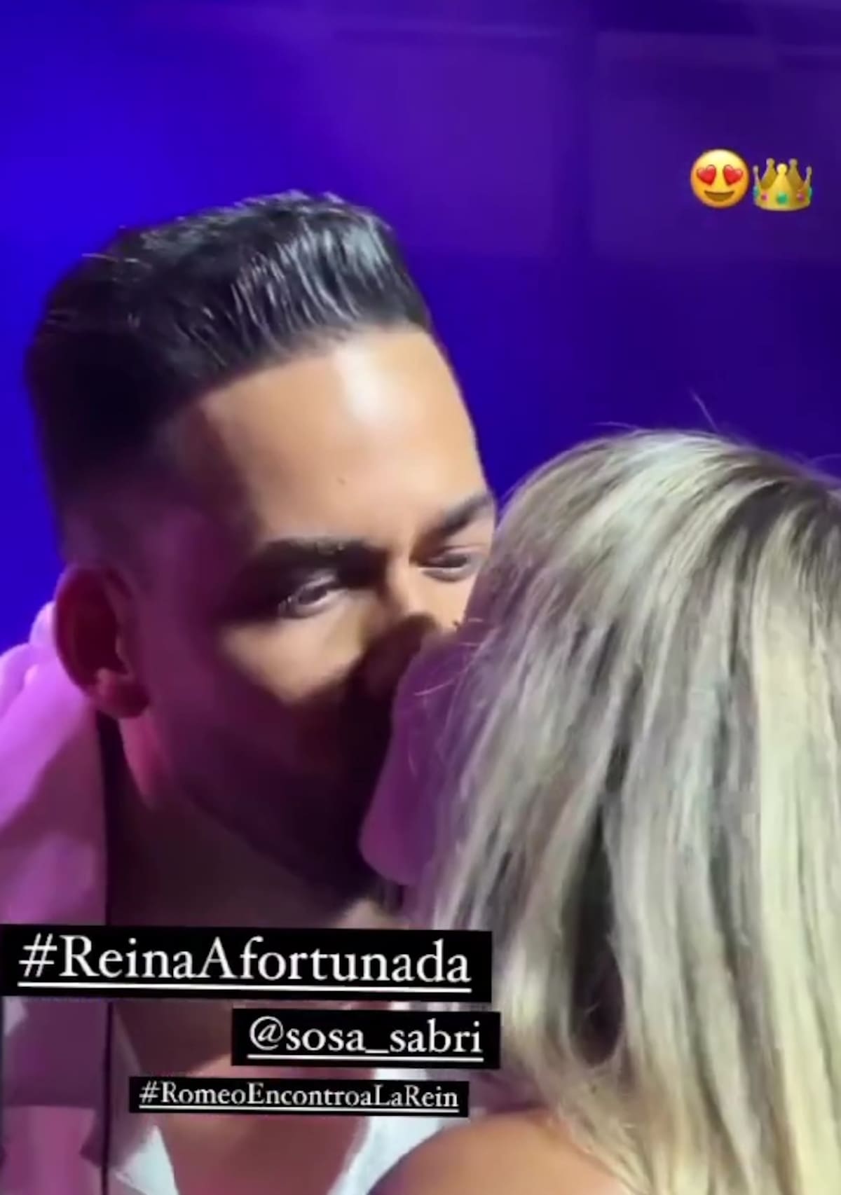 Romeo Santos y Sabrina Sosa / Créditos: Instagram