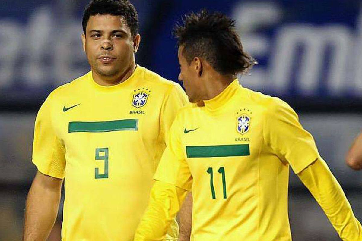 Ambos compartieron equipo en la selección de Brasil.