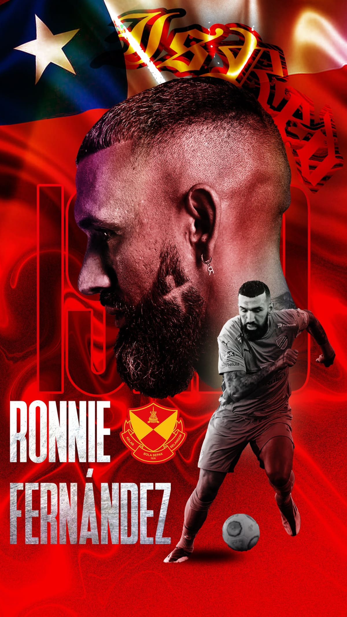 Así anunció el Selangor FC el fichaje de Ronnie Fernández