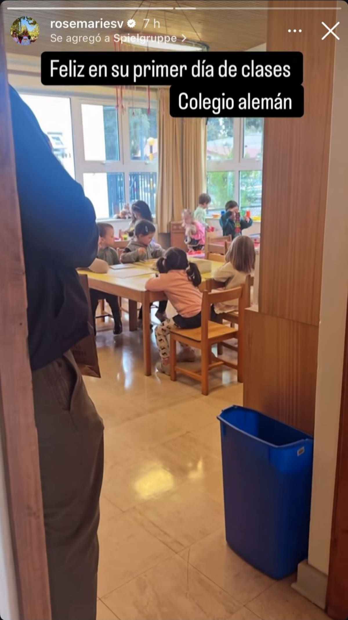 La ex Mekano mostró el primer día de su hija en el Colegio Alemán. Créditos Captura: Instagram.