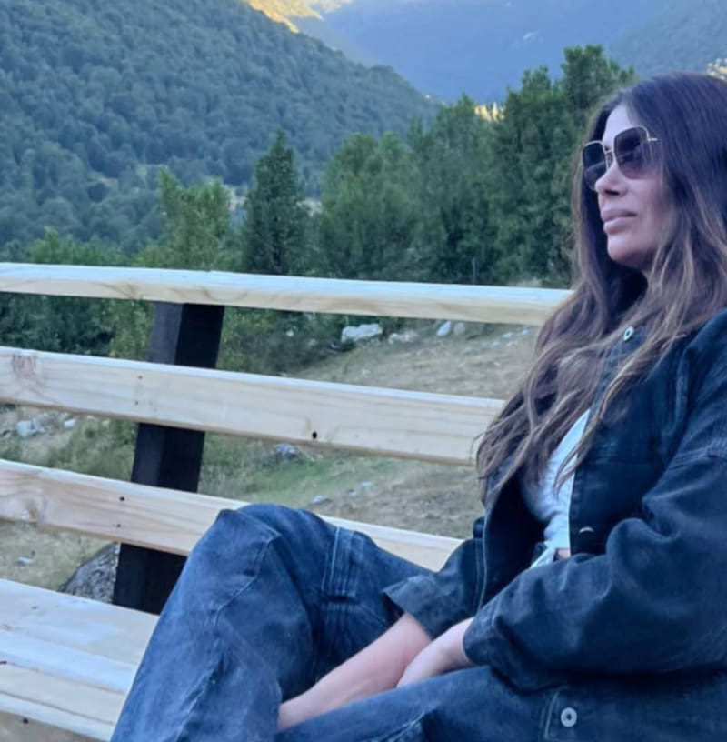 La modelo vive en el sur.