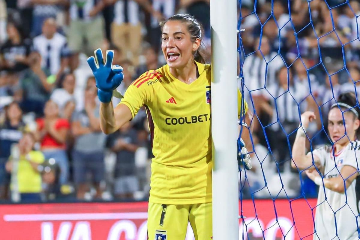 Ryann Torrero: titularísima en el arco de Colo Colo. Foto: Prensa Colo Colo.