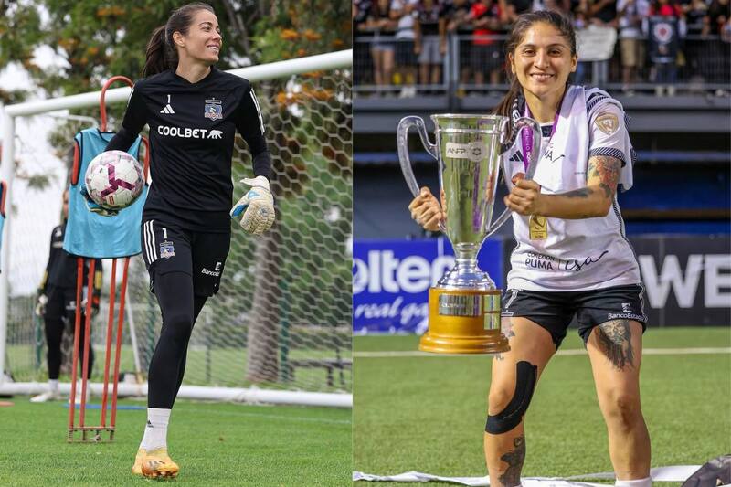 seguirán en Colo Colo en la temporada 2025. Fotos: Instagram.