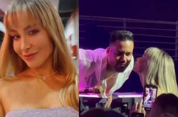 “Me desmayo”: Así fue el beso de Romeo Santos con Sabrina Sosa