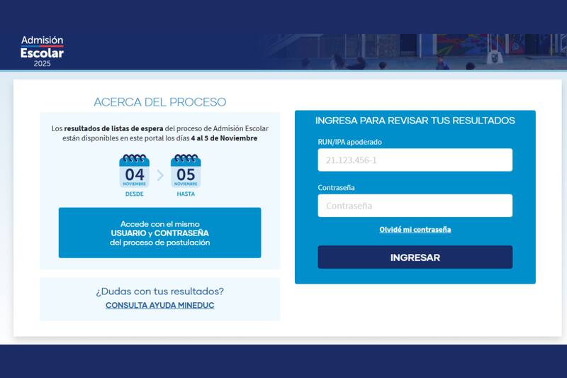 Conoce los resultados de las listas de espera del SAE.