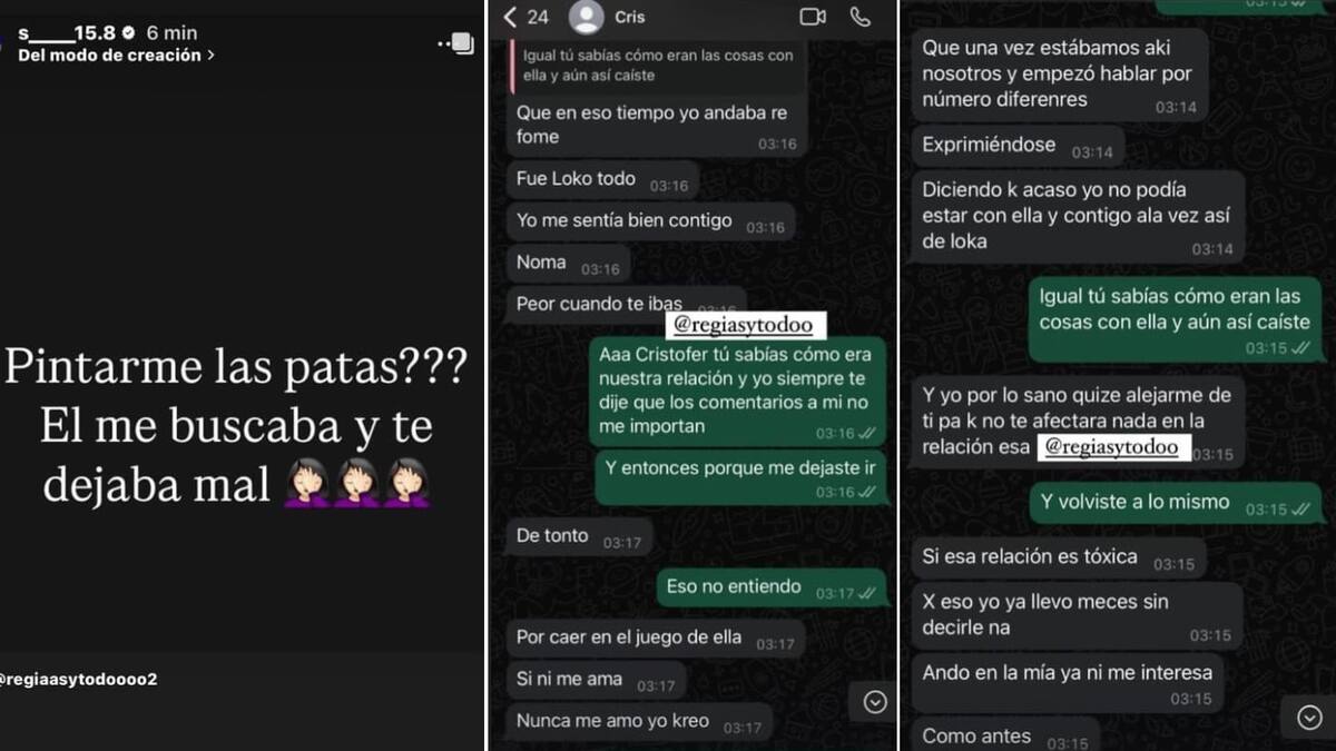 Salomé expuso conversación con Cris MJ. Créditos: Instagram