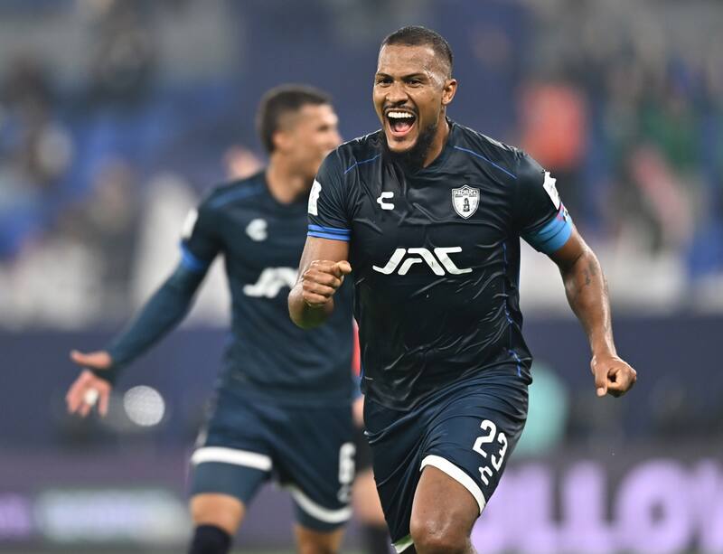 anotó el tercer gol del Pachuca ante Botafogo por la Copa Intercontinental. (Foto: EFE)