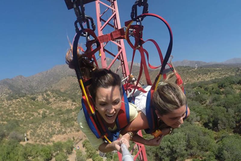 Este adrenalínico panorama puede disfrutarse en solitario o con amigos. Créditos: Vertigo Park.
