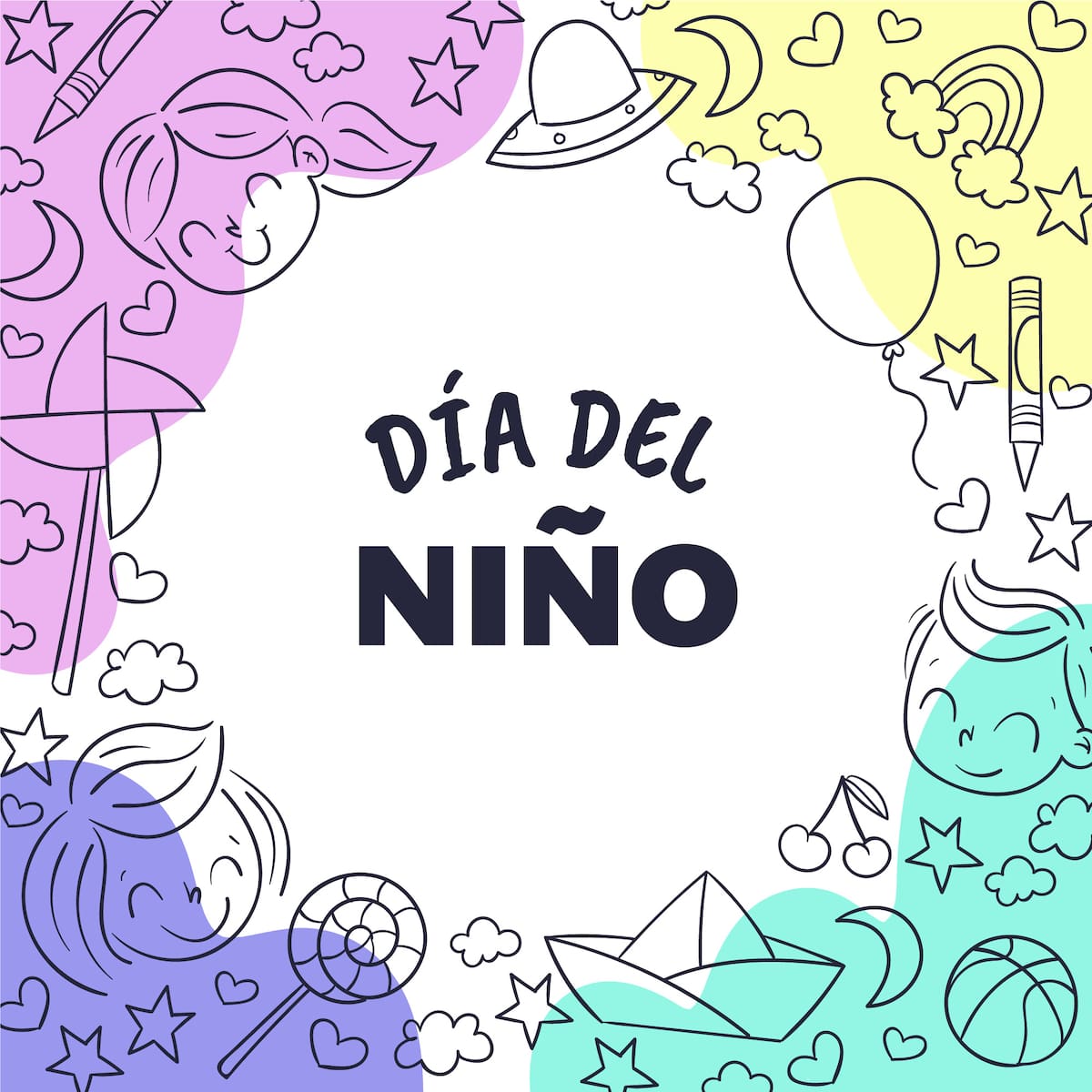 Celebra a los niños en su día con estas imágenes.
