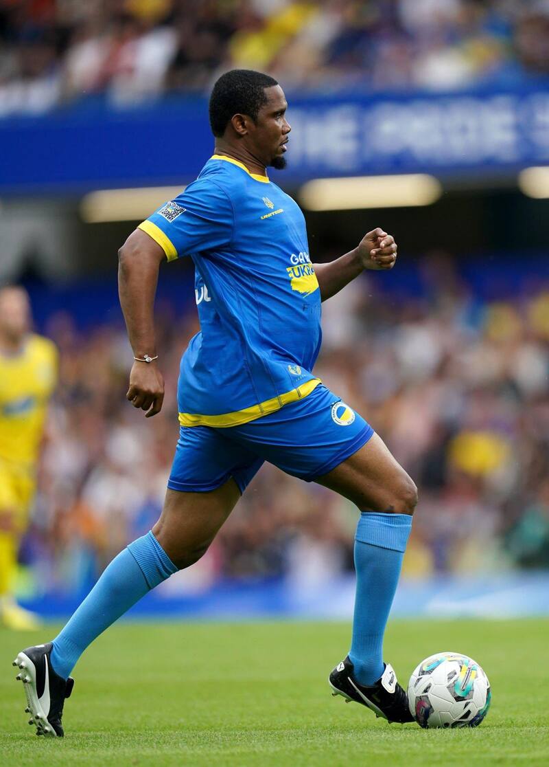 Samuel Eto'o ganó algunos kilos tras su retiro del fútbol profesional