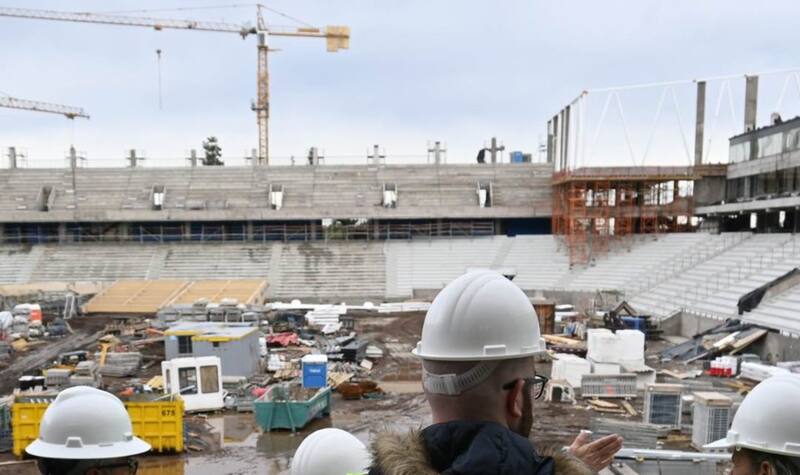 continúa a paso firme con su remodelación. Foto: Cruzados.