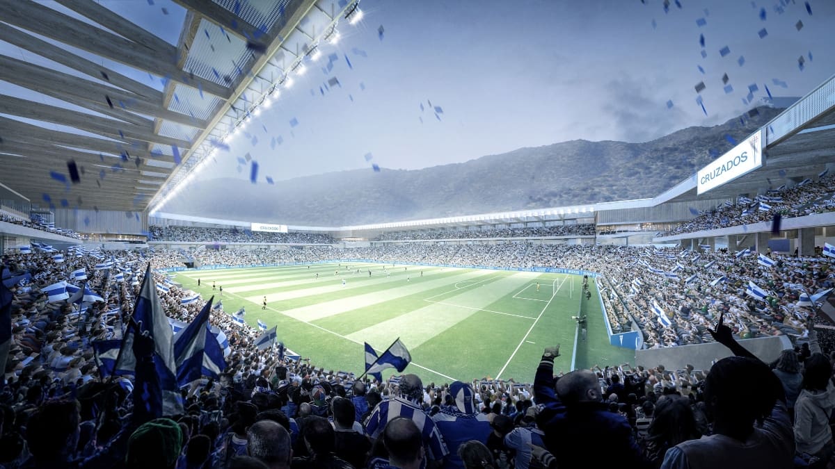 El nuevo San Carlos está pensado para 20 mil personas. Foto: Cruzados.