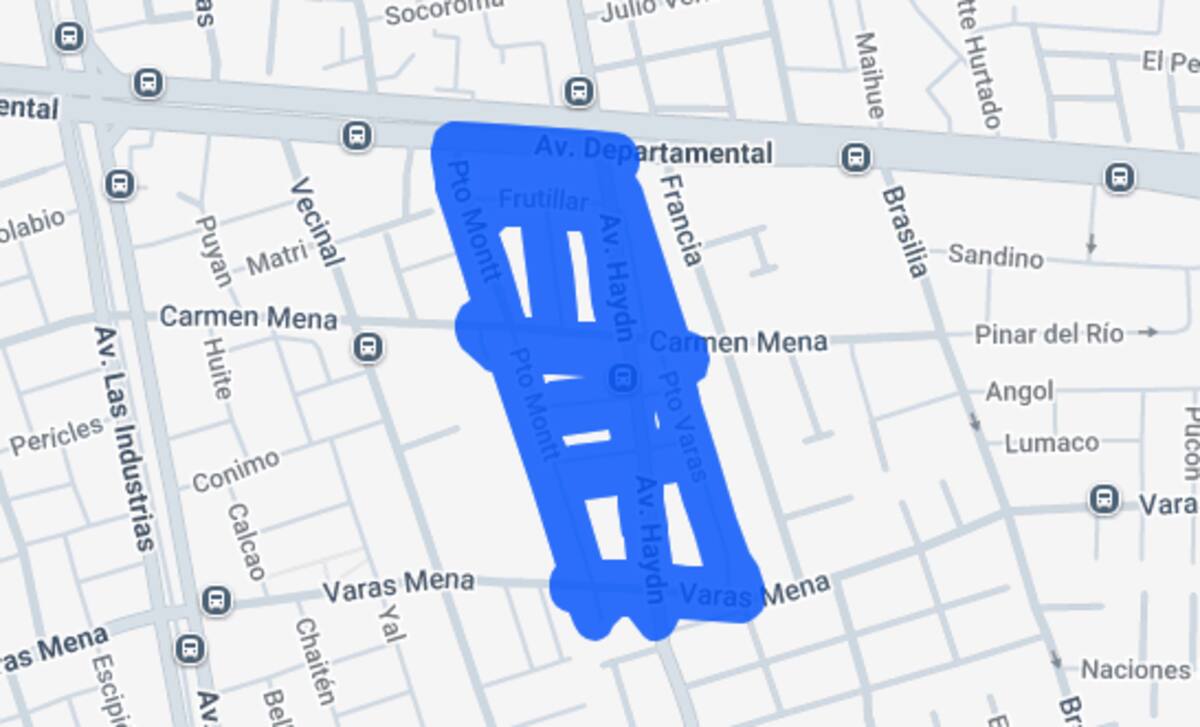 La medida estará disponible hasta las 17:00 horas. Créditos: Enel.