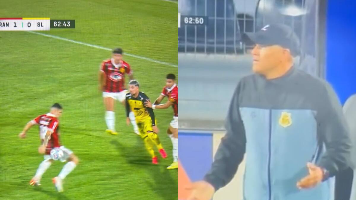 VIDEO | Chupete no lo creía: San Luis nuevamente es víctima de dos errores arbitrales garrafales en Primera B