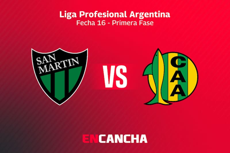 por la fecha 16 de la Liga Argentina.