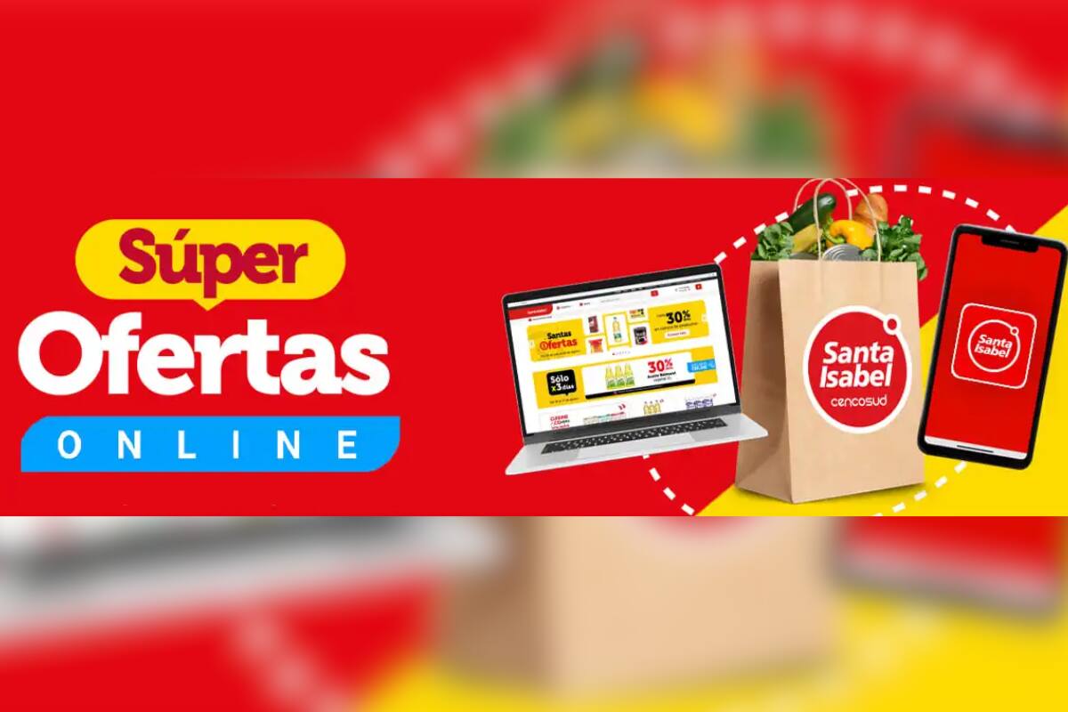 El supermercado cuenta con promociones online durante fin de mes.