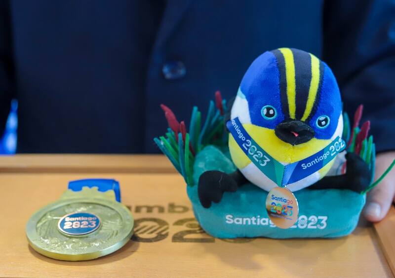 Los Juegos Panamericanos ya tienen tema para la entrega de medalla. Foto: Santiago 2023.
