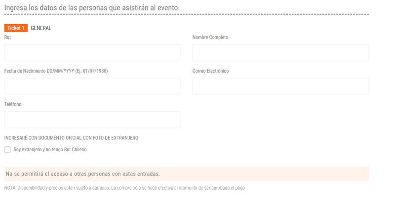 Datos necesarios para comprar entradas para los Juegos Panamericanos Santiago 2023.